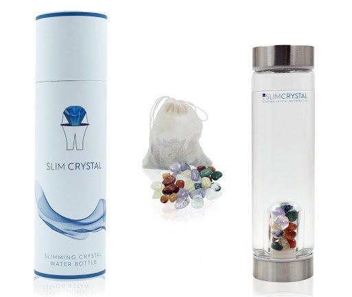 SlimCrystal crystal water bottle for everyday hydration